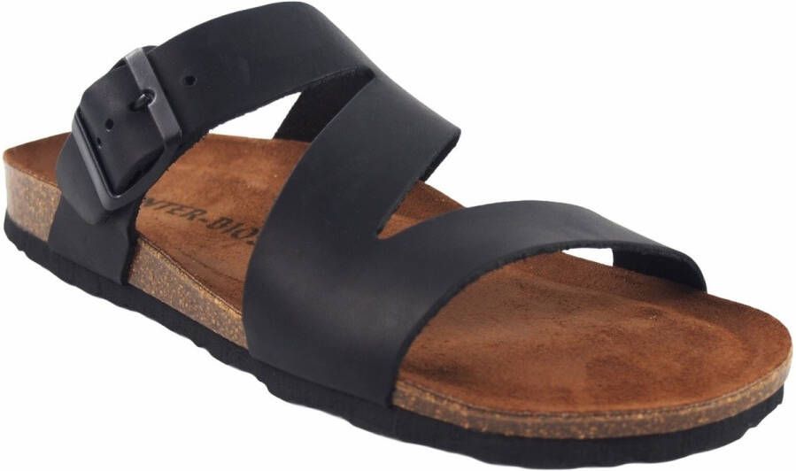 Interbios Sportschoenen Herensandalen INTER BIOS 9553 zwart