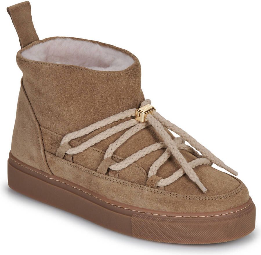 INUIKII Vachtlaarzen Dames Classic Low Maat: 36 Materiaal: Suède Kleur: Beige - Foto 3