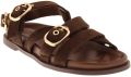 Inuovo Platte sandalen D51006 - Bruin