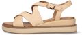 Inuovo Sandalen met sleehak 113120 - Beige