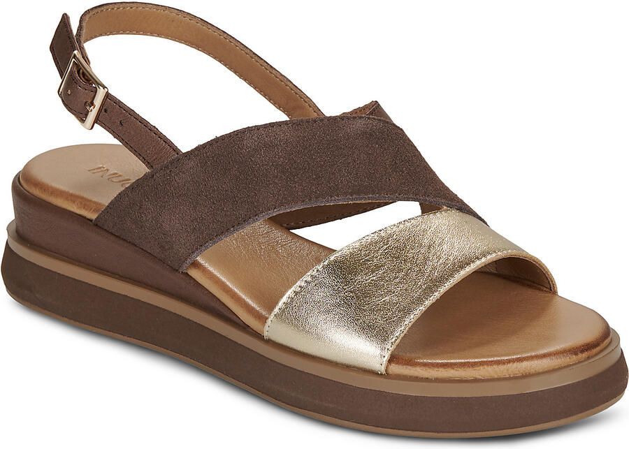 Inuovo Sandalen met sleehak 113142