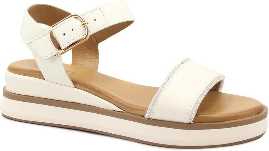 Inuovo Sandalen met sleehak INU-E26-113128-CR