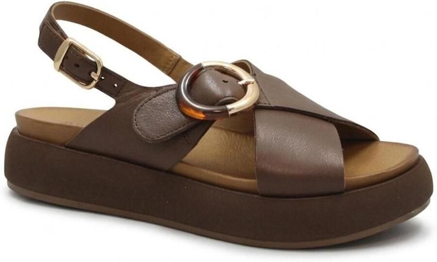 Inuovo Sandalen met sleehak INU-E26-A96066-PR