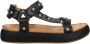 Inuovo A96001 Sandalen Dames Zwart - Thumbnail 3