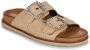 Inuovo 396027 Slippers Dames Beige - Thumbnail 3