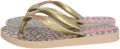 Ipanema Classic Kids teenslippers met panterprint beige - Goud