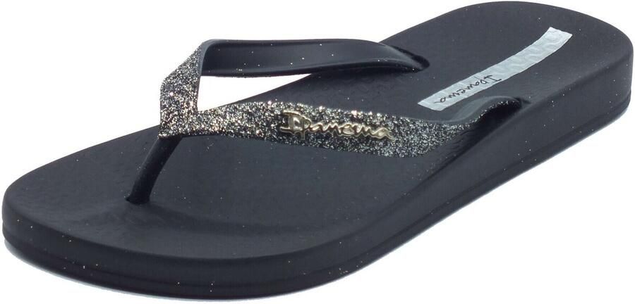 Ipanema Anatomic Lolita teenslippers zwart met glitter - Foto 4
