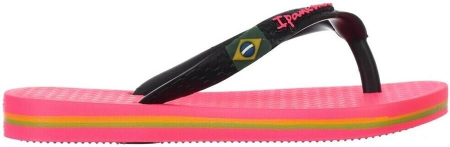 Ipanema Classic Brasil Kids Slippers Junior Pink Black - Foto 4