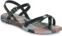 Ipanema Fashion Sandal sandalen zwart roze Meisjes Rubber Meerkleurig 25 26 - Thumbnail 3