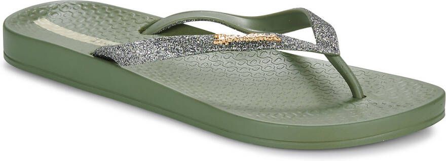 Ipanema Anatomic Lolita teenslippers met glitters groen - Foto 3