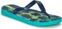 Ipanema Classic X Kids Slippers Heren Junior Green Blue - Thumbnail 4