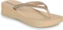 Ipanema Anatomic Mesh Chic Plateau Dames Slippers Beige - Thumbnail 3