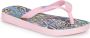 Ipanema Temas teenslippers roze wit multi Meisjes Gerecycled materiaal 38-39 - Thumbnail 5