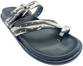 Isteria Platte sandalen Sandalia señora 1116 negro