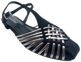 Isteria Platte sandalen Zapato señora 1089 negro