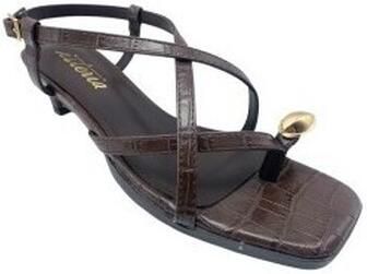 Isteria Sandalen met hakken Sandalia señora 1094 marron