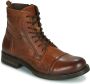 JACK & JONES JACK&JONES ADDITIONALS JFWRUSSEL LEATHER COGNA LN Heren Laarzen - Thumbnail 3