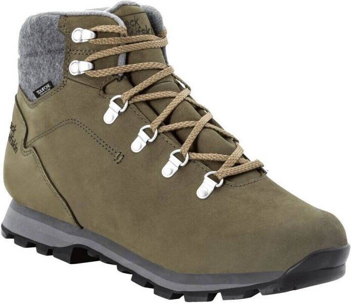Jack Wolfskin Thunder Bay Texapore Mid Men Waterdichte winterschoenen Heren khaki grey