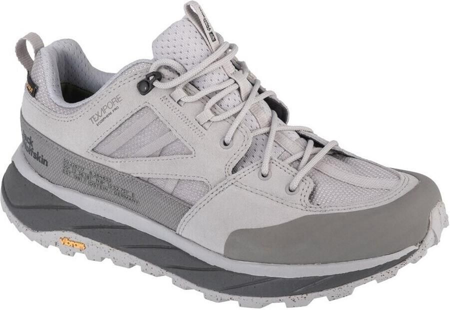 Jack Wolfskin Terraquest Texapore Low M 4056401-6301 Mannen Grijs Trekkingschoenen