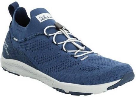 Jack Wolfskin Spirit Knit Low Men Herstellende schoenen Heren dark sea