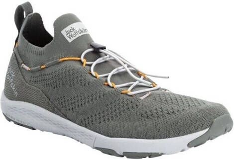 Jack Wolfskin Spirit Knit Low Men Herstellende schoenen Heren 43 gecko green gecko green