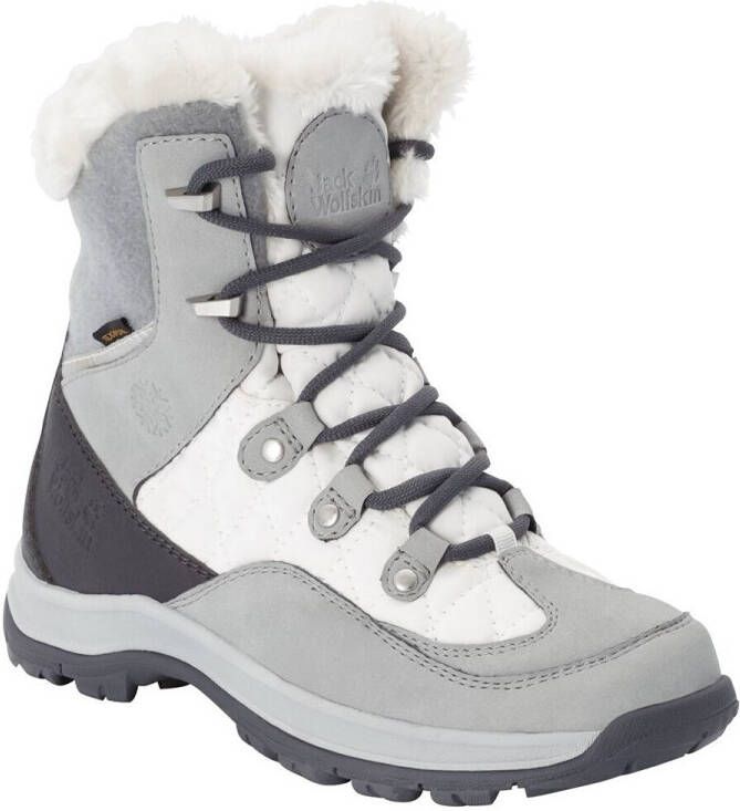 Jack Wolfskin Cold Bay Texapore Mid Women Waterdichte winterschoenen dames 35.5 wit white silver