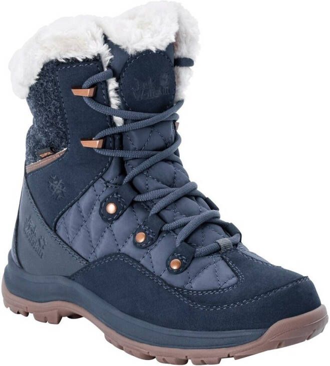 Jack Wolfskin Cold Bay Texapore Mid Women Waterdichte winterschoenen dames 37.5 blauw dark blue blue
