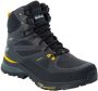 Jack Wolfskin Force Trekker Texapore Mid Men Waterdichte trekkingschoenen Heren 44.5 zwart black burly yellow XT - Thumbnail 1