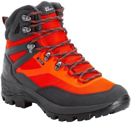 Jack Wolfskin Rebellion Guide Texapore Mid Men Waterdichte wandelschoenen Heren 43 bruin orange phantom