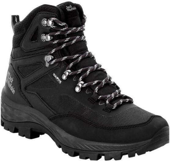 Jack Wolfskin Rebellion Guide Texapore Mid Men Waterdichte wandelschoenen Heren 45.5 zwart black