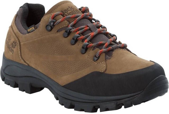 Jack Wolfskin Rebellion Texapore Low Men Waterdichte trekkingschoenen Heren 43 bruin brown phantom