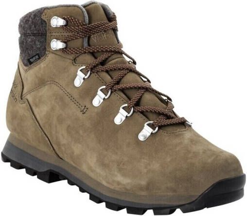 Jack Wolfskin Thunder Bay Texapore Mid Men Waterdichte winterschoenen Heren Light Brown Light Grey