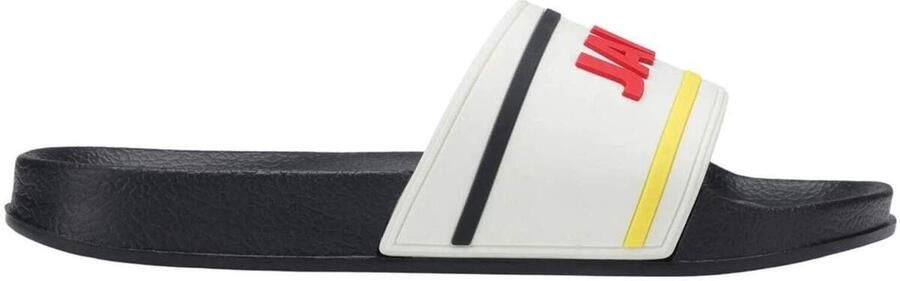 JAKO lette II Badslipper Zwart Rood Geel