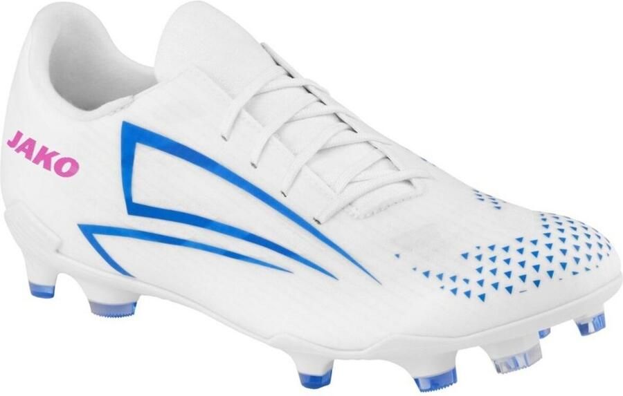 JAKO Rs89 Team Voetbalschoenen Fg Wit Rood Blauw - Foto 2