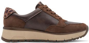 Jana Dames Sneaker 23762-394 Bruin Combi Wijdte H