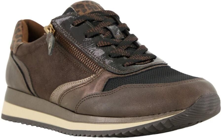 Jana Dames Sneaker 23774-304 Bruin Wijdte H - Foto 2