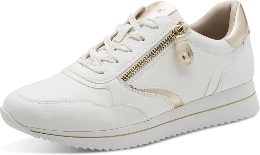 Jana Dames Sneaker 23774-196 Wit Combi Wijdte H - Foto 2