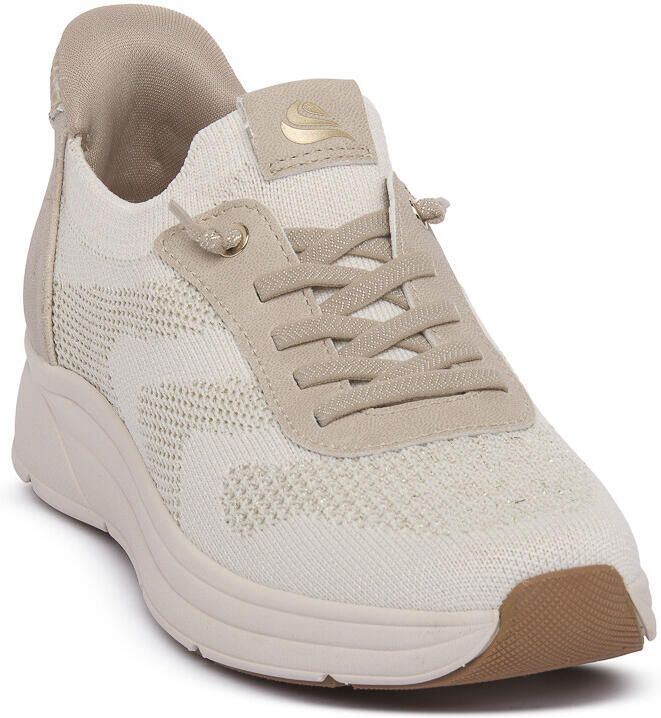 Jana Lage Sneakers SOFTLINE BEIGE GOLD