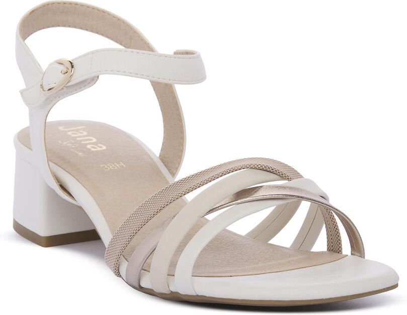 Jana Sandalen met hakken WHITE