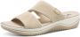 Jana Dames Slipper 27270-499 Beige Wijdte H - Thumbnail 2