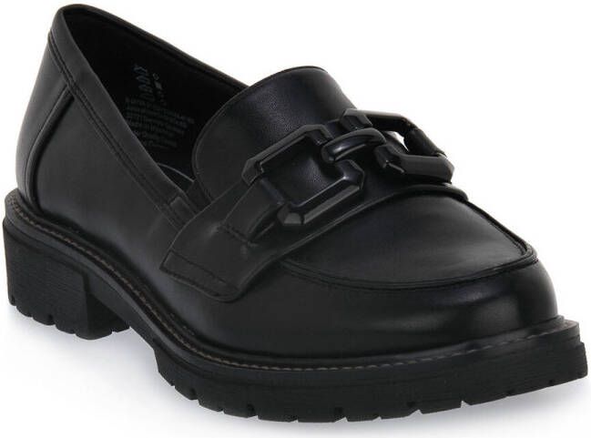 Jana Mocassins 022 BLACK NAPPA