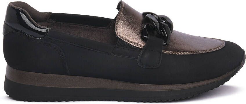 Jana Mocassins BLK PEWTER