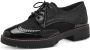 Jana Dames Veterschoen 23770-008 Zwart Wijdte H - Thumbnail 2