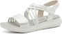 Jana Dames Sandaal 28766-191 Wit Wijdte H - Thumbnail 2