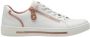 Jana Dames Sneaker 23660-152 Wit Rosegoud Wijdte H - Thumbnail 3