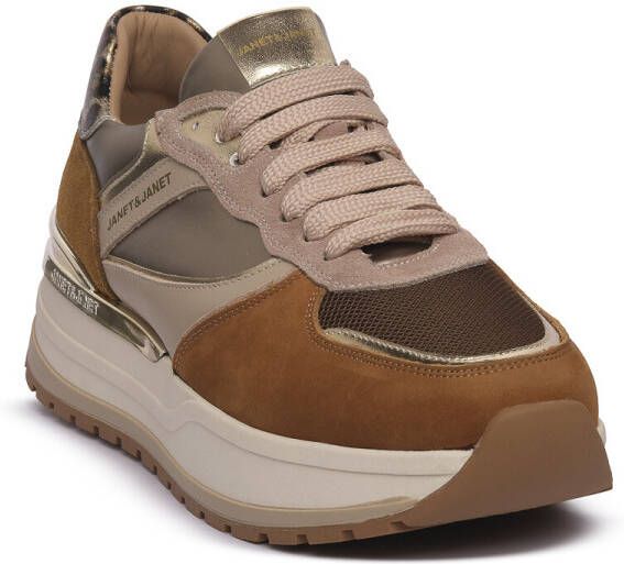 Janet&Janet Lage Sneakers Janet&Janet CUOIO GOLD