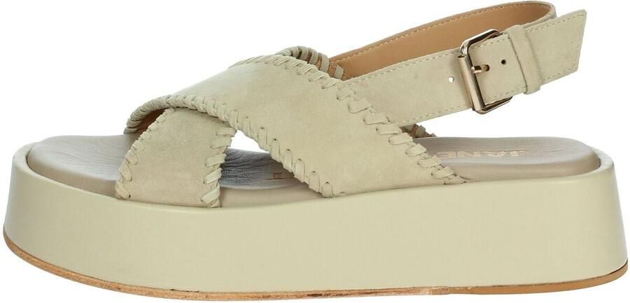 Janet&Janet Sandalen met sleehak Janet&Janet J-123