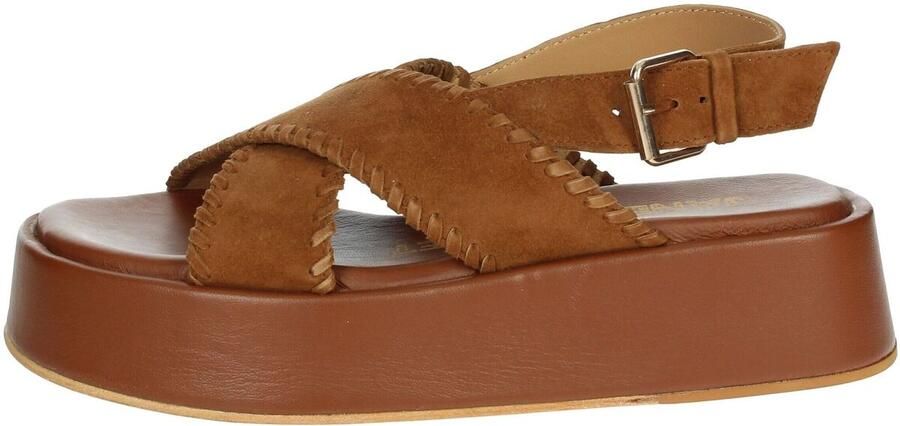 Janet&Janet Sandalen met sleehak Janet&Janet J-123