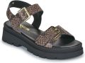 JB Martin Platte sandalen DELIA - Bruin