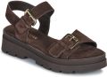 JB Martin Platte sandalen DELIA - Bruin